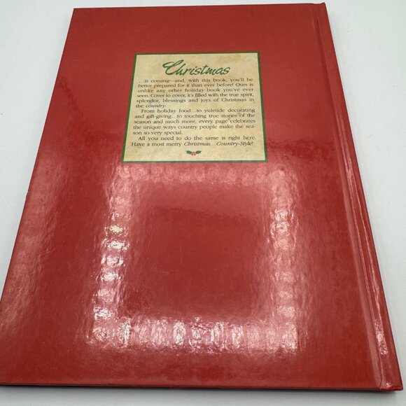 Christmas Country Style Hardcover Book By Reiman Publications 1991 - Picture 3 of 10